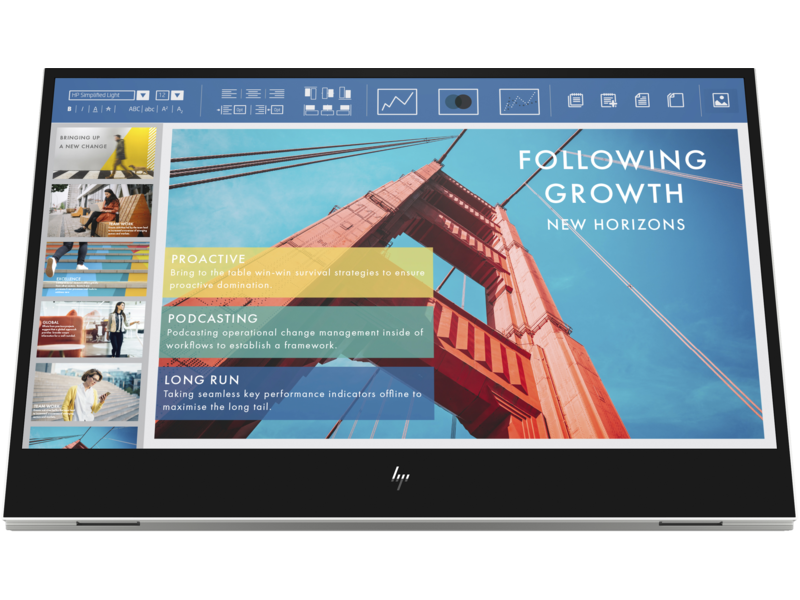 HP Renew 1B065AA HP E14 G4 Portable 14 USB-C Monitor 1920x1080