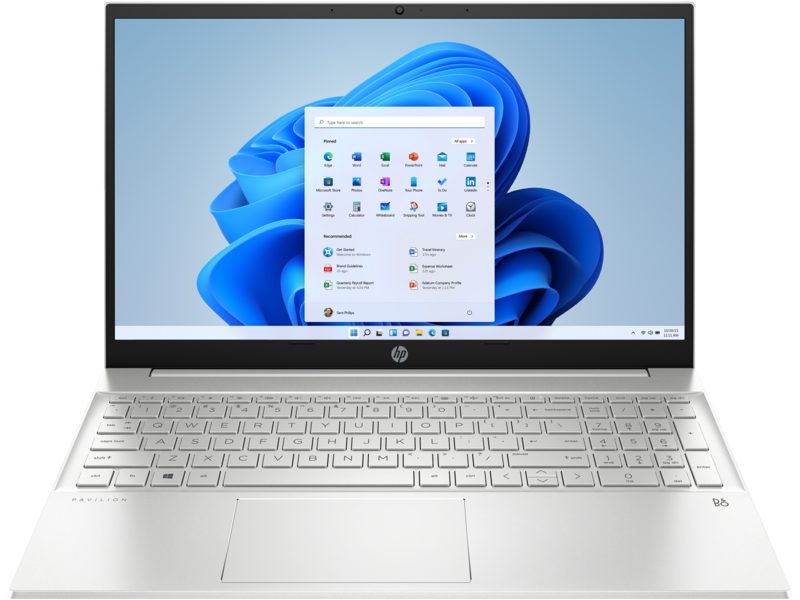 HP Renew 6A2N7EA HP 15-eh2000na Ryzen 5-5625U 15.6 TS 8GB Ram 256GB SSD FP Win 11