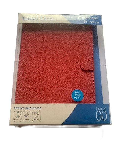 Red Book Type Case with Stand for iPad Pro 9.7”, New 
