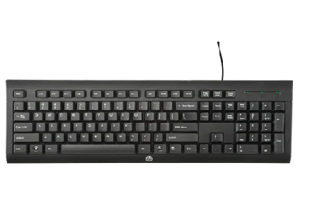 HP K1500 UK Black USB Wired Keyboard New