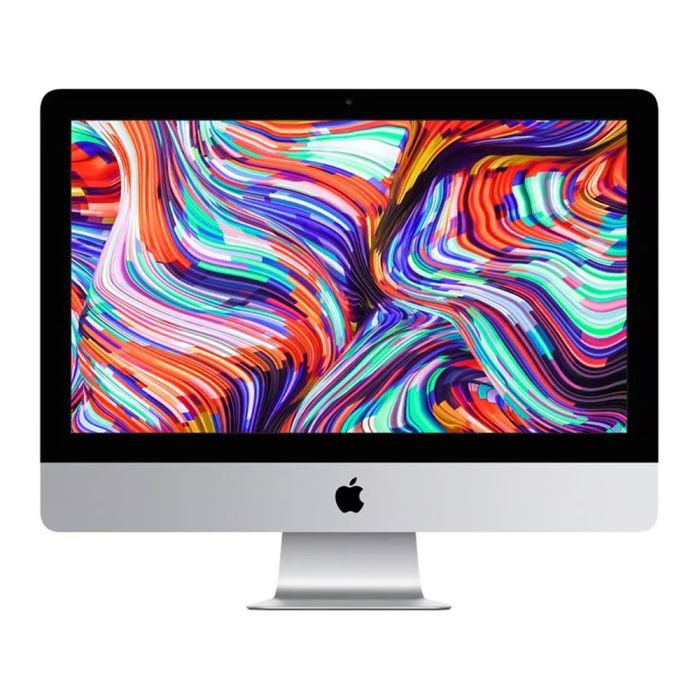 2019 21.5” 4K iMac Core i7-8700 16GB Ram 32GB1TB Fusion 4GB Pro 560X Grade A- - Supplied with RF333 WhiteSilver Wireless UK Keyboard & Mouse
