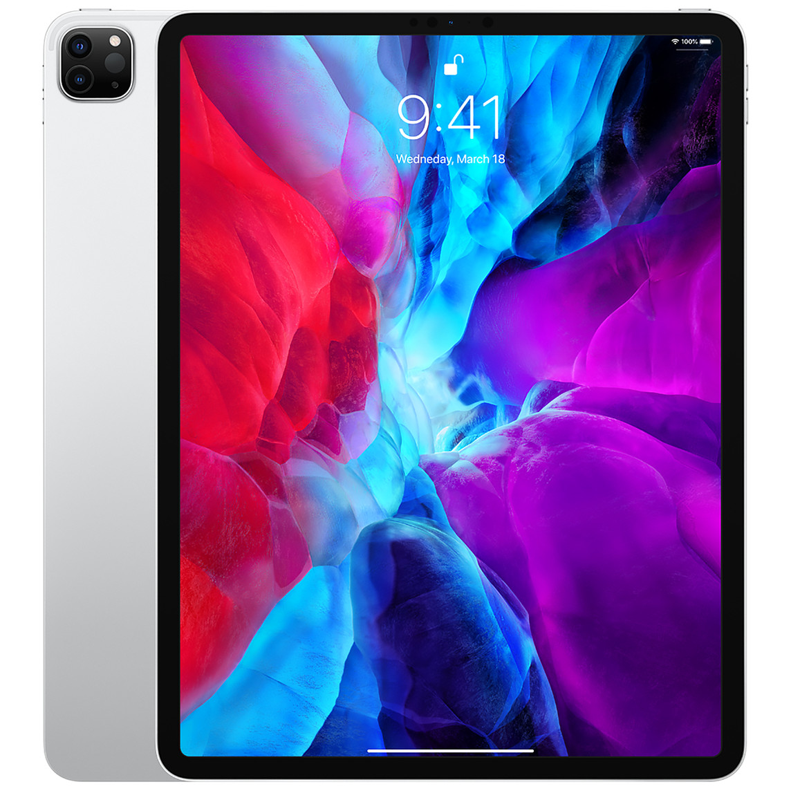 2020 iPad Pro 12.9 4th Gen 128GB Cellular + WiFi Silver Grade A-