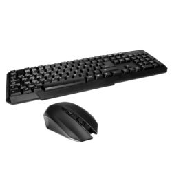 RF888 Wireless Keyboard and Mouse Kit, Black