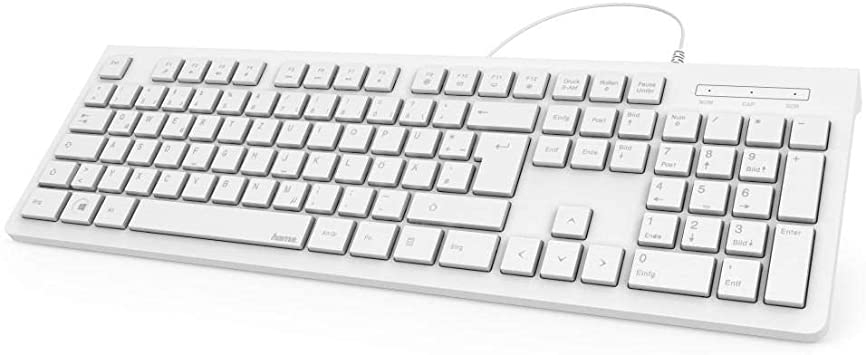 Genius Slimstar White Wired USB Keyboard, New 