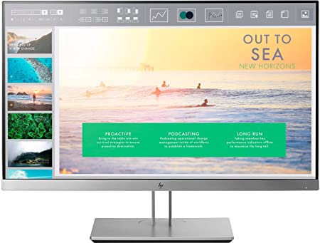 HP Elite E233 23” Monitor 1920 x 1080, VGA, DP, HDMI, 3xUSB, Vesa, PortraitLandscape, Fully Adjustable, Grade B