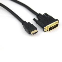 2 Metre HDMI Lead Version 1.4, Black with Gold Connectors, Male A to A, NEW