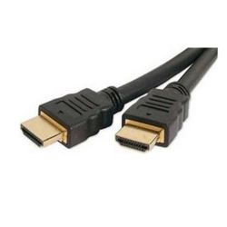 5 Metre HDMI Lead Version 1.4, Black With Gold Connectors, Male A To A, New