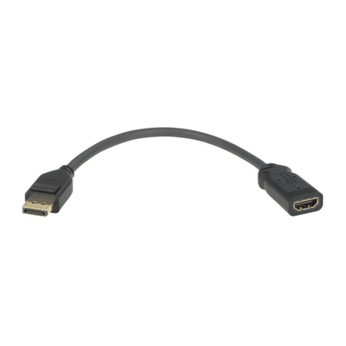 JEDEL Displayport Male to HDMI Female Adapter, Black, New
