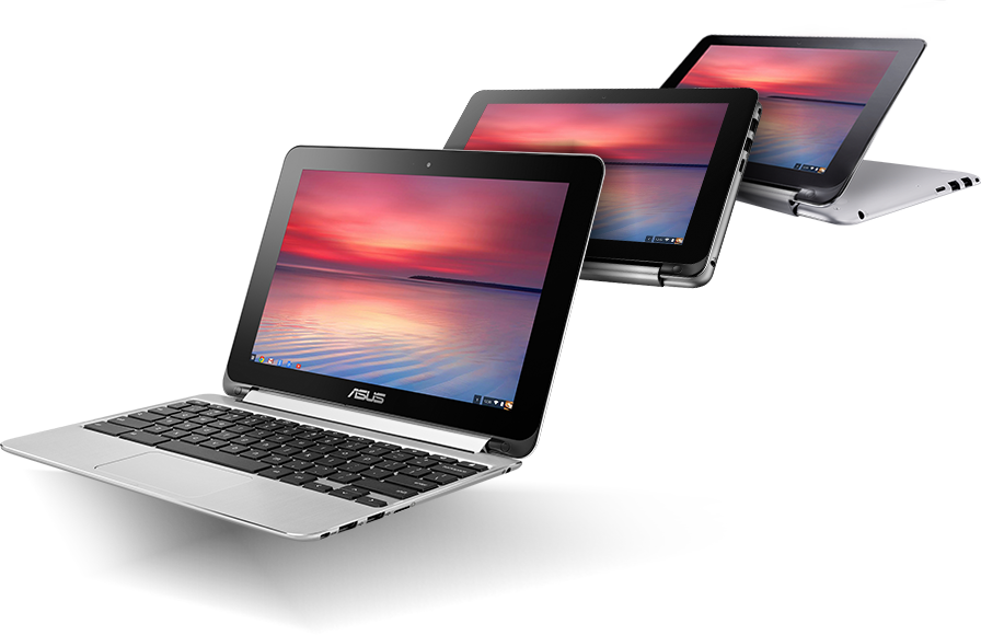 Asus Chromebook Flip C100P 2-in-1 10.1” RK3288 4GB Ram, 16GB SSD, Chrome - US Keyboard, Grade A-
