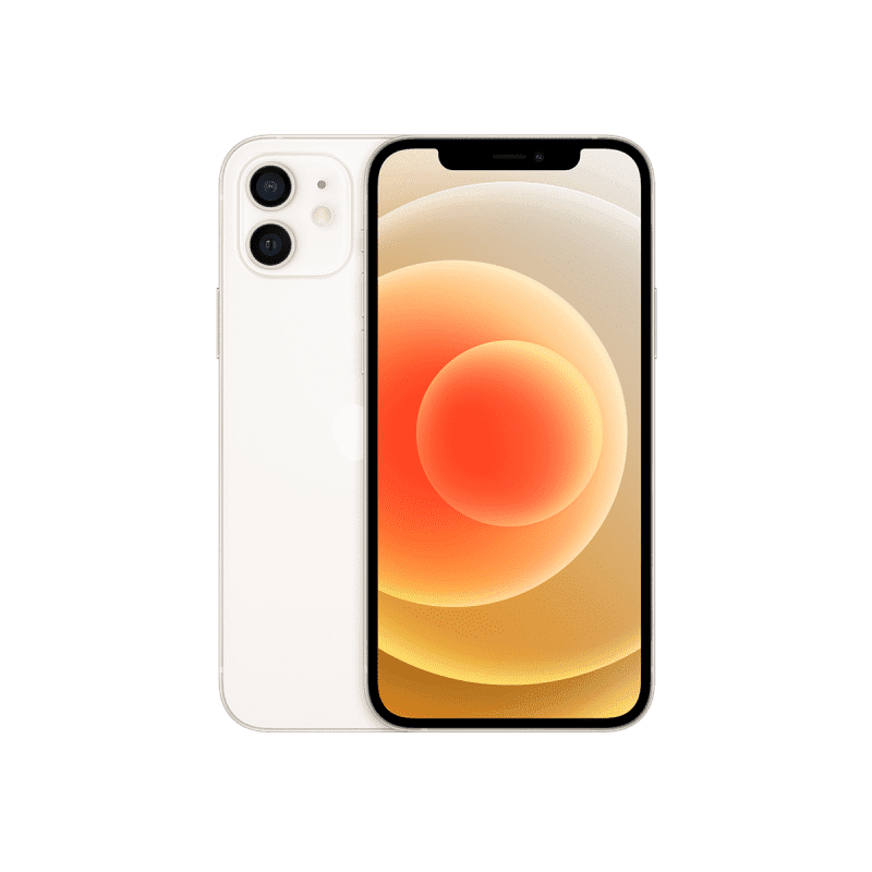 2020 iPhone 12 128GB, 6.1, White, Unlocked, Grade A – No Face ID 