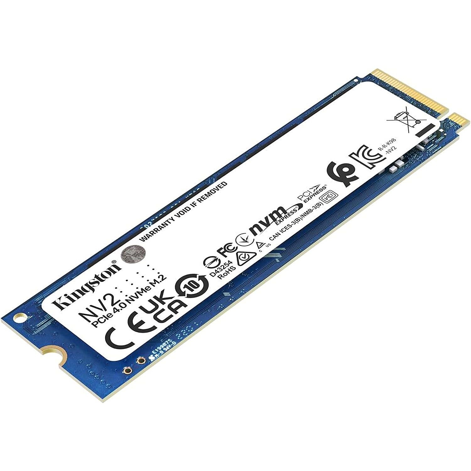 2TB Kingston NV2 M.2 2280 PCIe 4.0 NVMe SSD, New 
