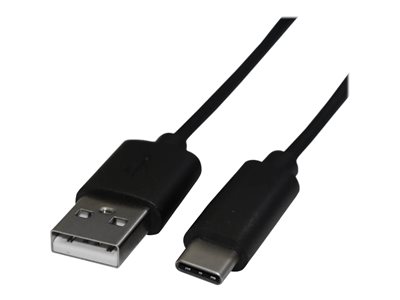 USB-C to USB-A Lead, 1 Metre, Black, New