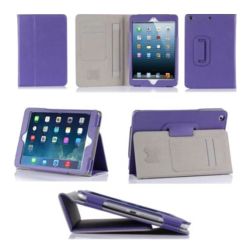 Purple Faux Leather Case for iPad Mini