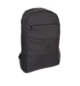 BCL Black Backpack for 15.6 Laptop, with Front Storage Pocket, New